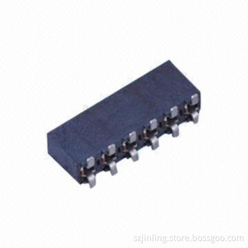 5.08mm Female Header Single Row, H = 8.91 x NP, SMT Type, 7.5AMP Current Rating
